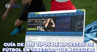 Tipos de apuestas de fútbol online en 1xBet Argentina