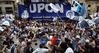 Protesta de UPCN