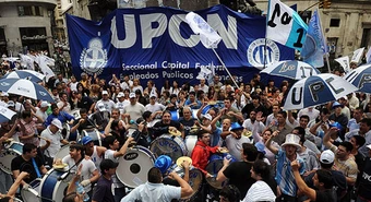 Protesta de UPCN