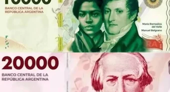 Cuándo entran en circulación los nuevos billetes de $10.000 y $20.000 