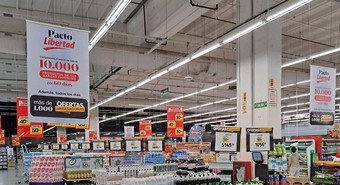 Cadena de supermercados congela precios de más de 10.000 productos