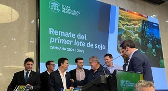 Quién se quedó con el primer lote de soja y cuánto pago
