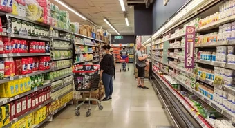 Volvió a subir el consumo en supermercados, y cayó en mayoristas