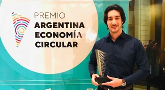 Economía circular: rosarino fue premiado por el diseño de sus productos