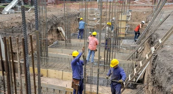 Tercer mes consecutivo de caída para la construcción