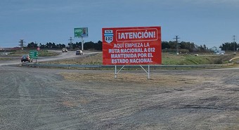La guerra Santa Fe-Nación por las rutas se metió en la cartelería pública 