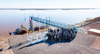 Cerealera inauguró puerto y suma acopios conectados al Belgrano Cargas