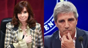 El fuerte cruce entre Cristina Kirchner y Luis Caputo por la deuda