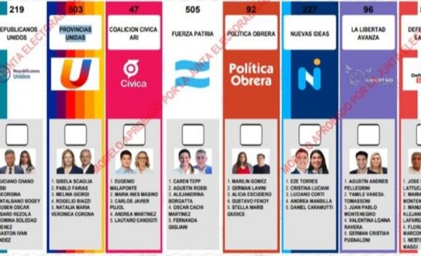 Así será la boleta única para votar diputados en Santa Fe | Punto Biz