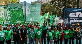 Bullrich intimó a los gremios a pagar hasta $100 M por las protestas antiDNU
