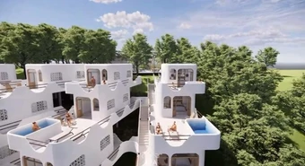 Arquitectos rosarinos diseñan hotel y restó de lujo en el caribe brasileño